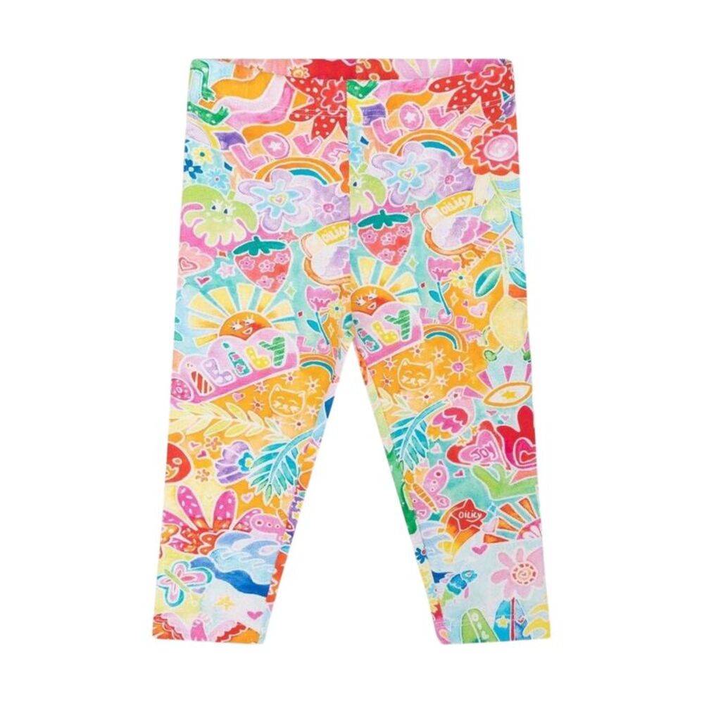 Oilily Girls Peppy Leggings / Pink